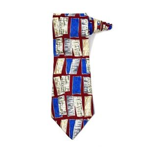 BOSA 100% Silk Multicolored Patterned Tie